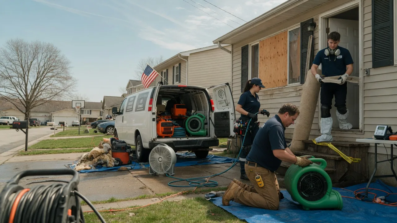Water Damage Restoration in Continental, OH near me